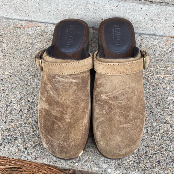 Re/Done Suede Clogs Size EU 38 - Picture 6 of 10